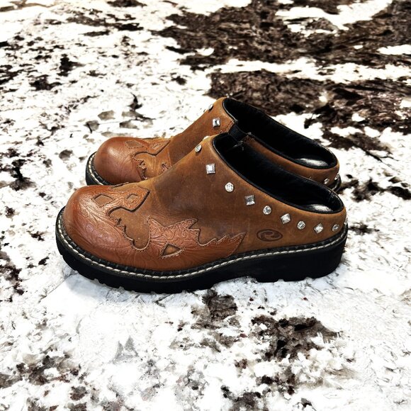 Roper Shoes - Roper Laces Clogs, Size 7